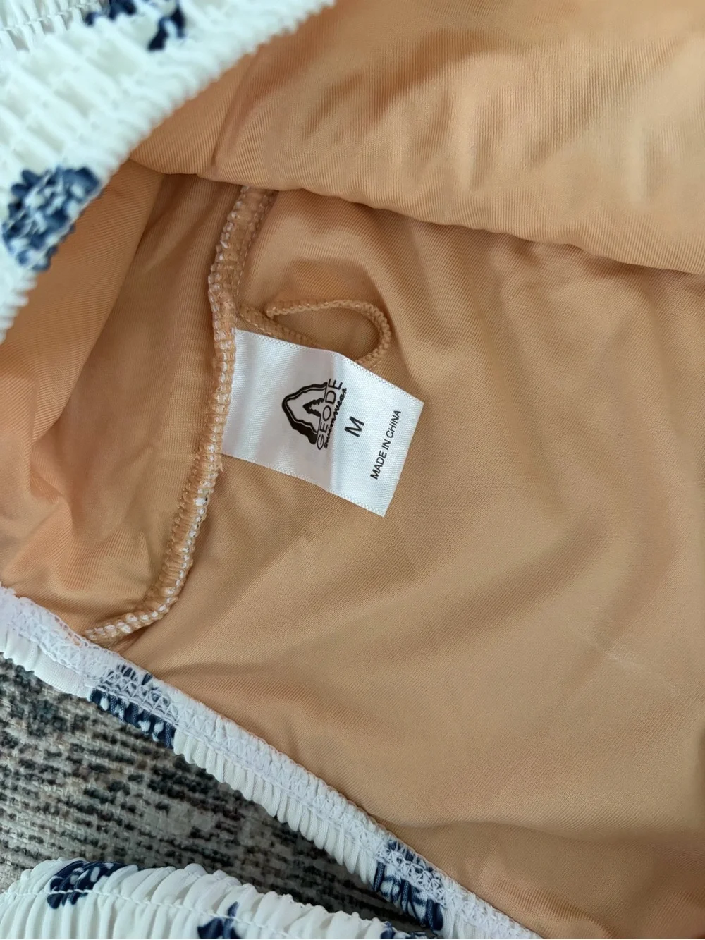NWT Geode Swim Porto Shirred Bikini - Picture 5 of 5